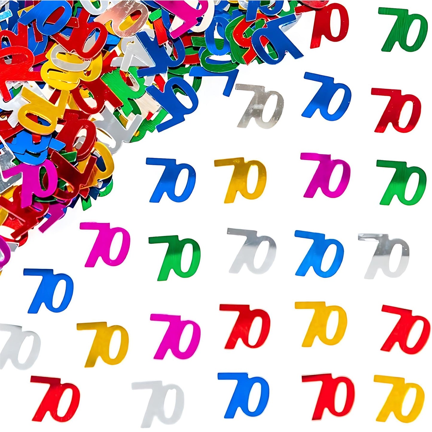 14g 70th Mix Happy Birthday Confetti