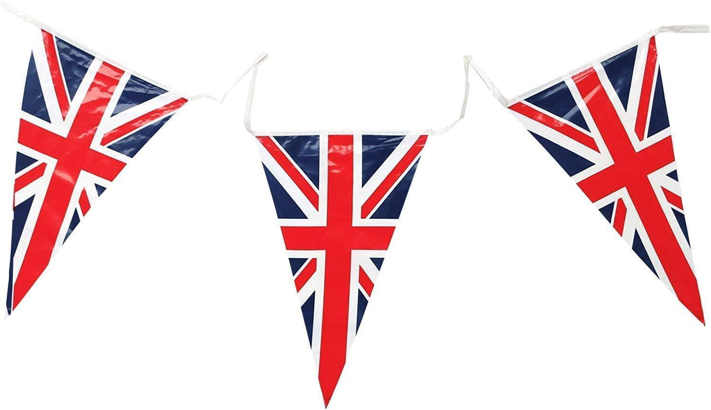 20M/65Ft Union Jack 50 Triangle Bunting