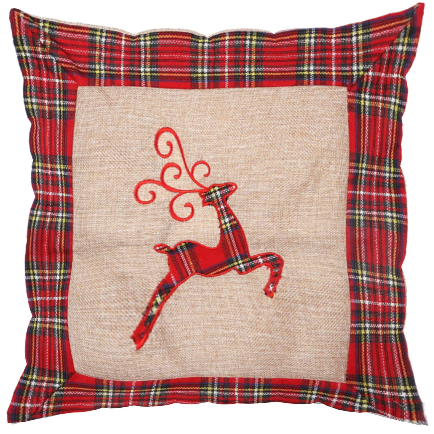 Christmas Pillow Cover - Reindeer, 40x40cm