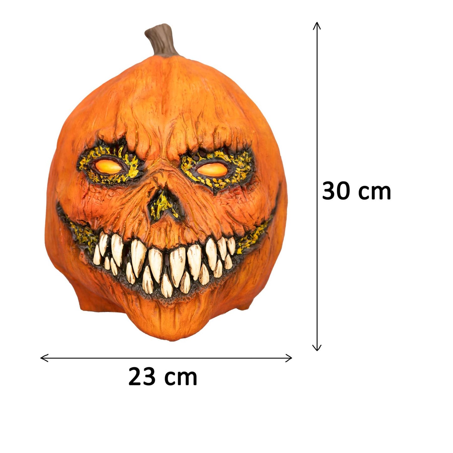 Halloween Pumpkin Latex Mask