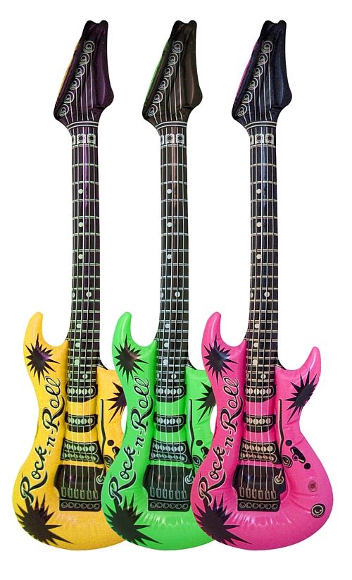 12 Inflatable Guitars