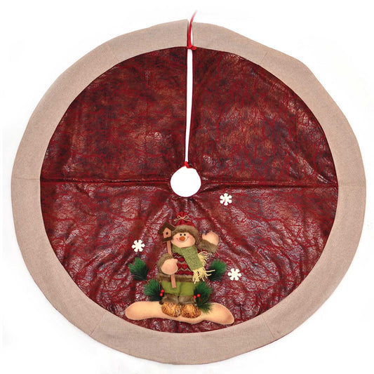 120cm Christmas Tree Skirt with Decorations