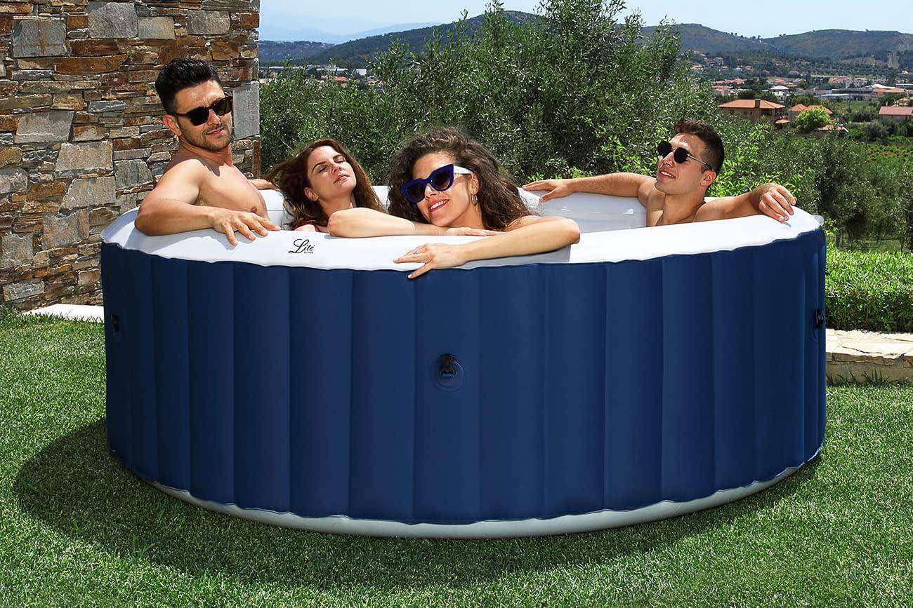 Mspa Lite Series 6 Bathers Navy Blue Hot Tub Refurbished