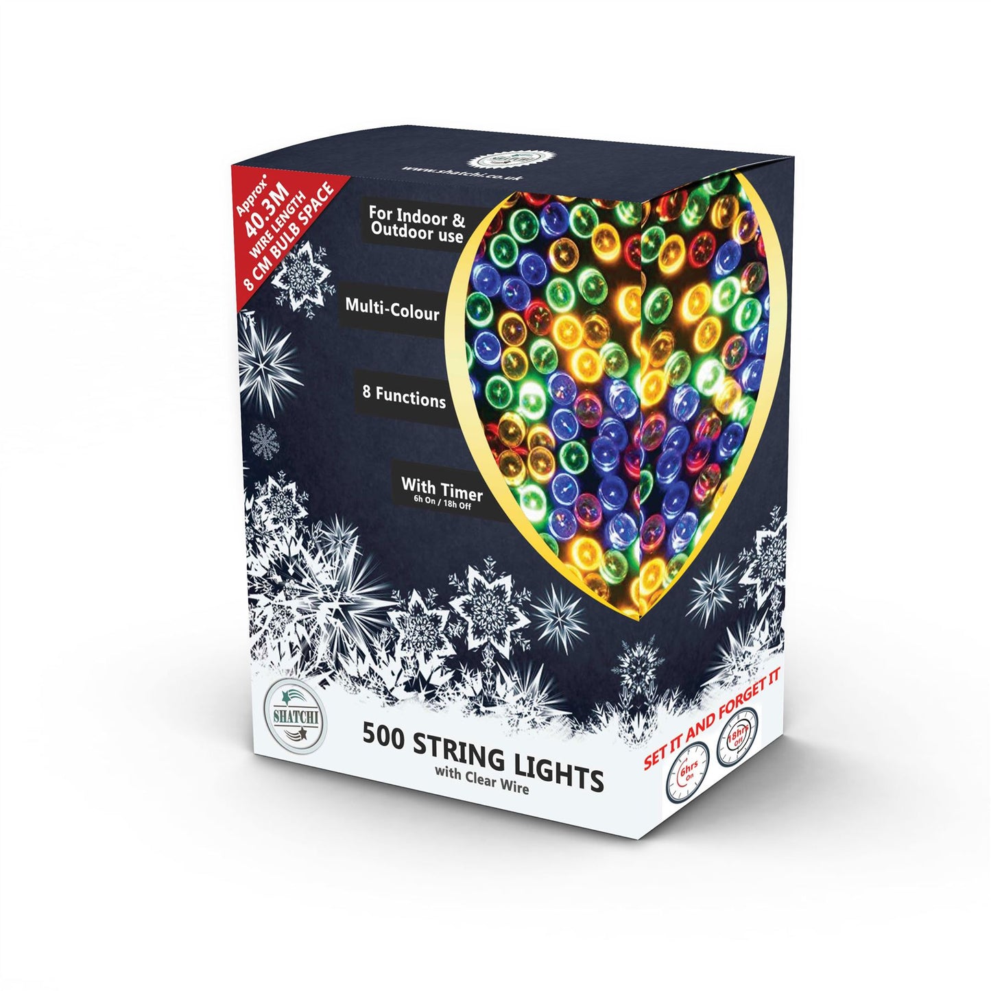 500M LED CC Multi Fun String Lights 50m