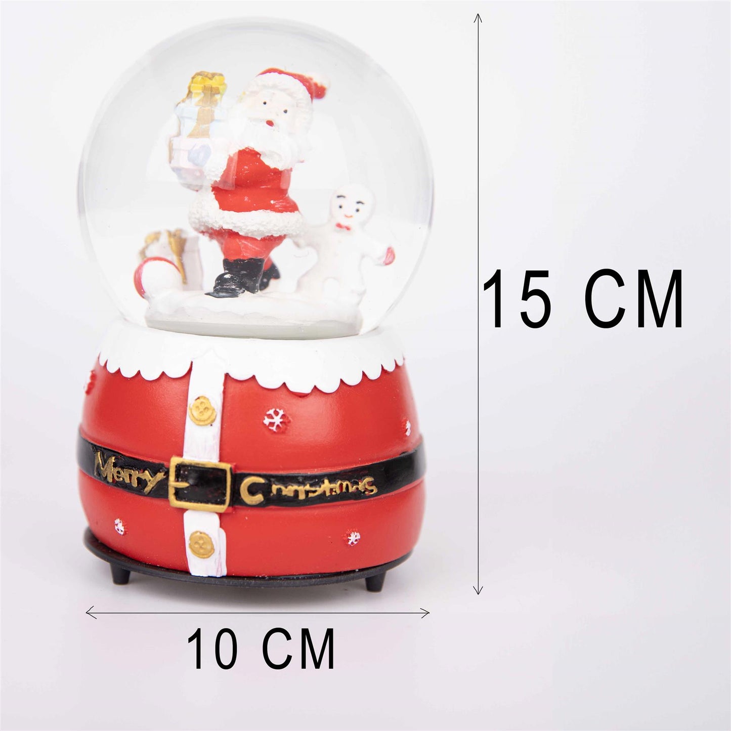 10x15cm Christmas Snowglobe