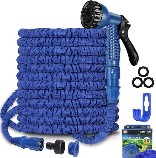 30m Expandable Magic Hose with Spray Gun - 100ft