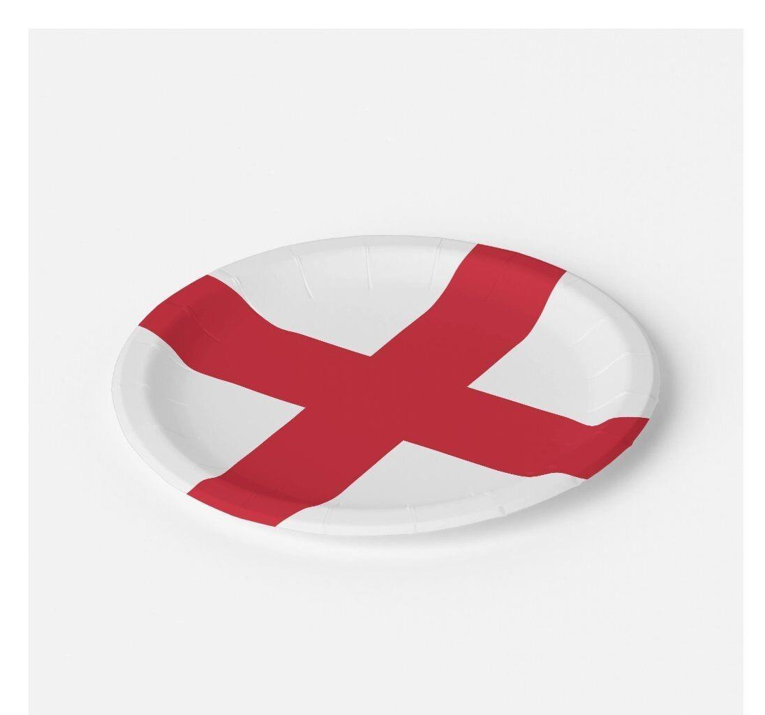 England St George Plates 10Pcs