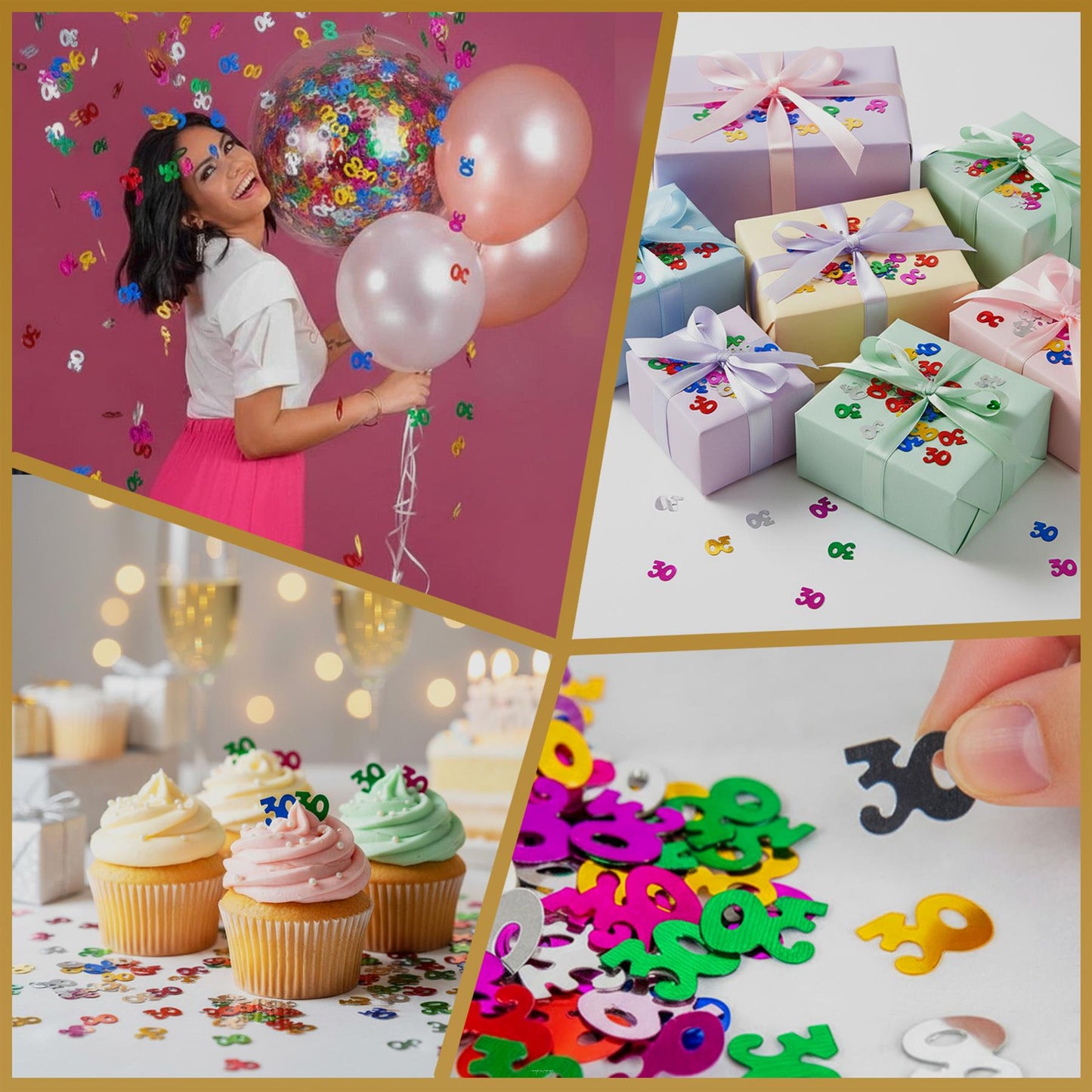 14g 30th Mix Happy Birthday Confetti