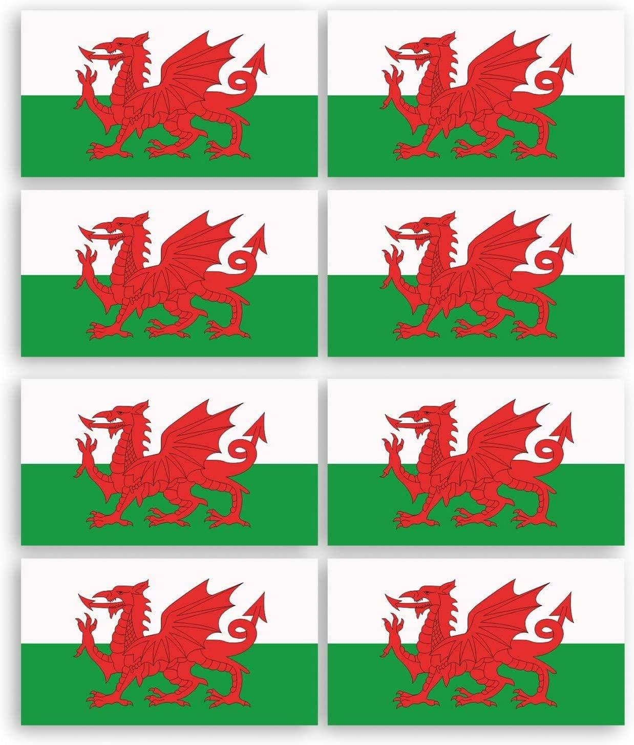 Football World Cup Party Accessory Set 42PCS Welsh Sleeve Flag Tattoo Bracelet