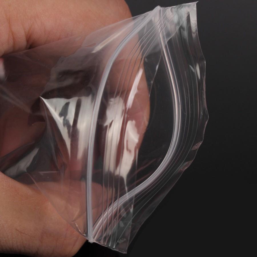 1000 Zip Seal Bags - Clear Plastic Zip Lock 8" x 11"