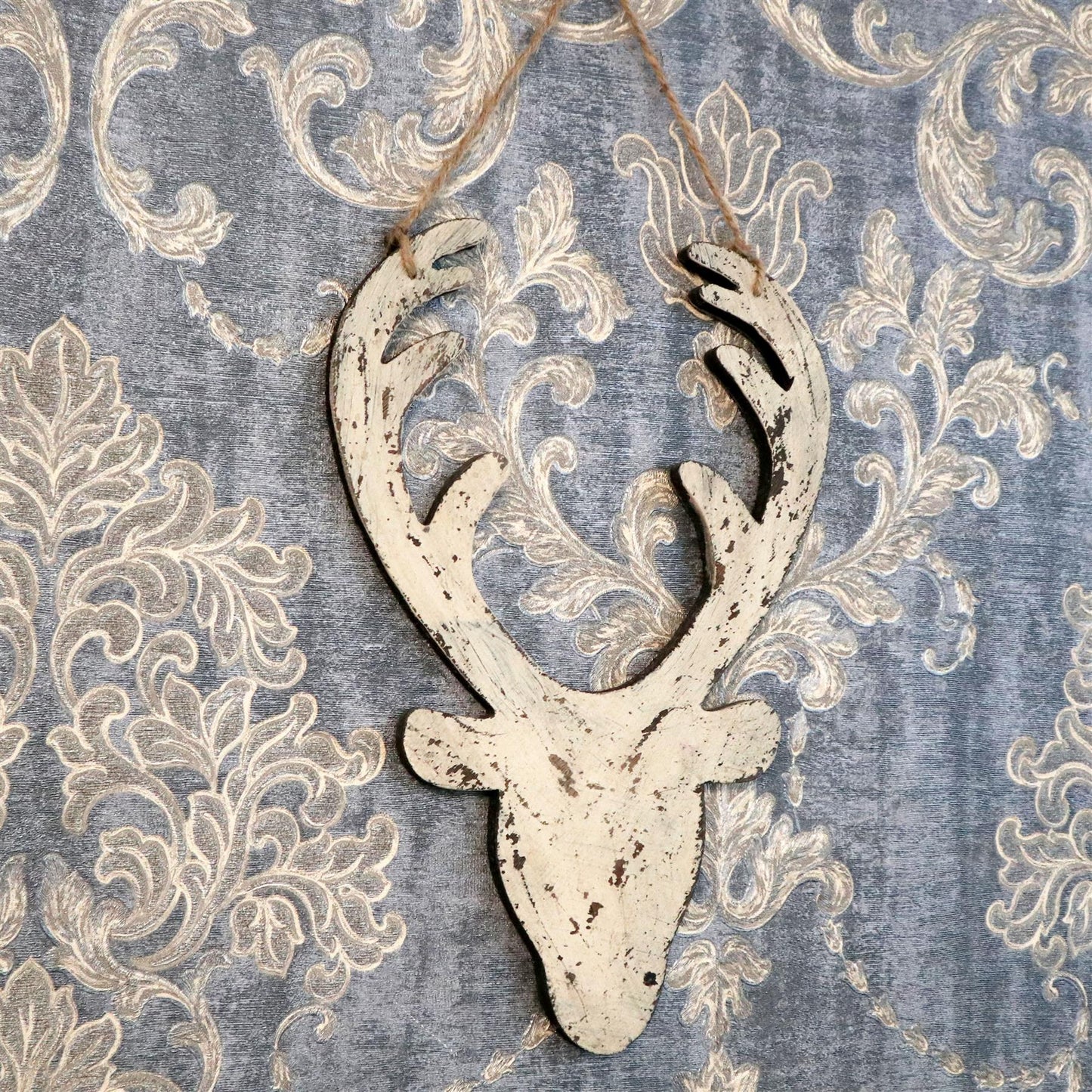 Cream Deer Head Hanging Decorations