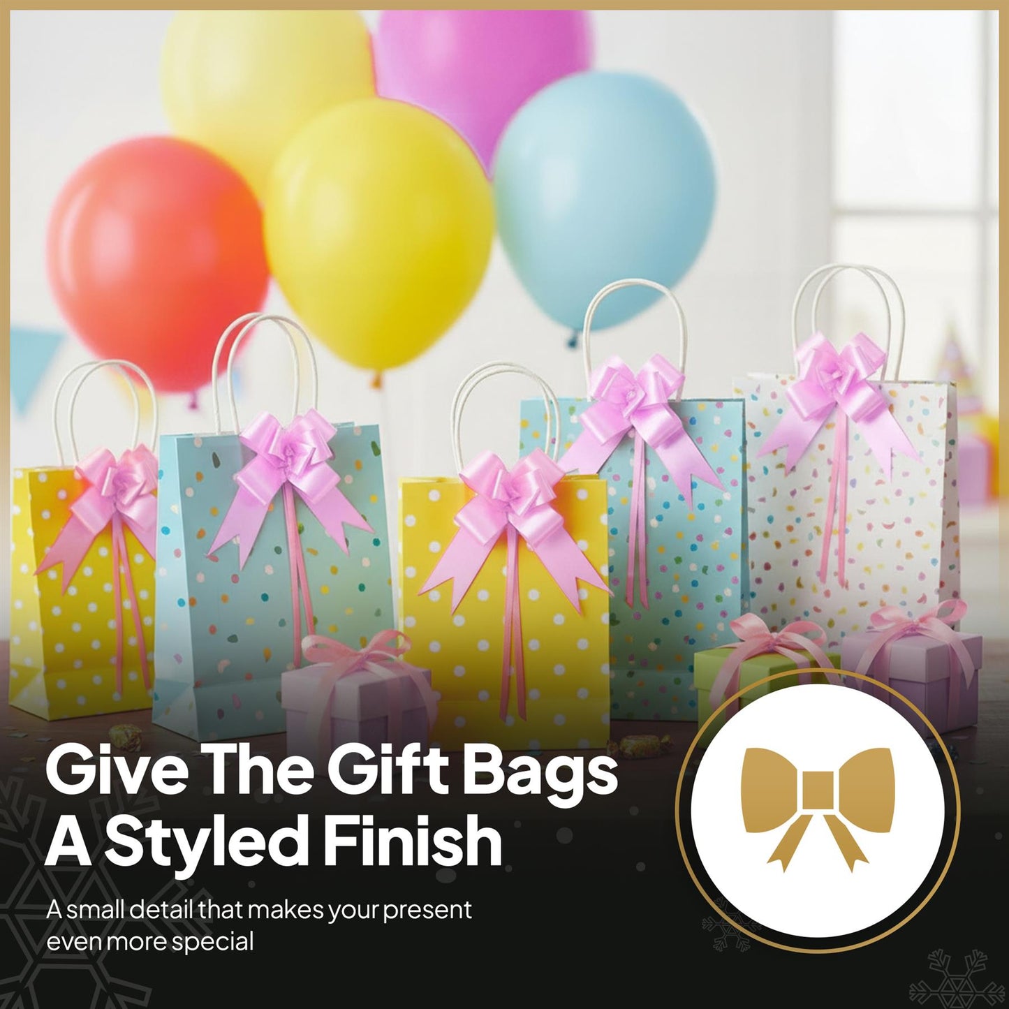 10 Pcs 30mm Light Pink Pull Bows