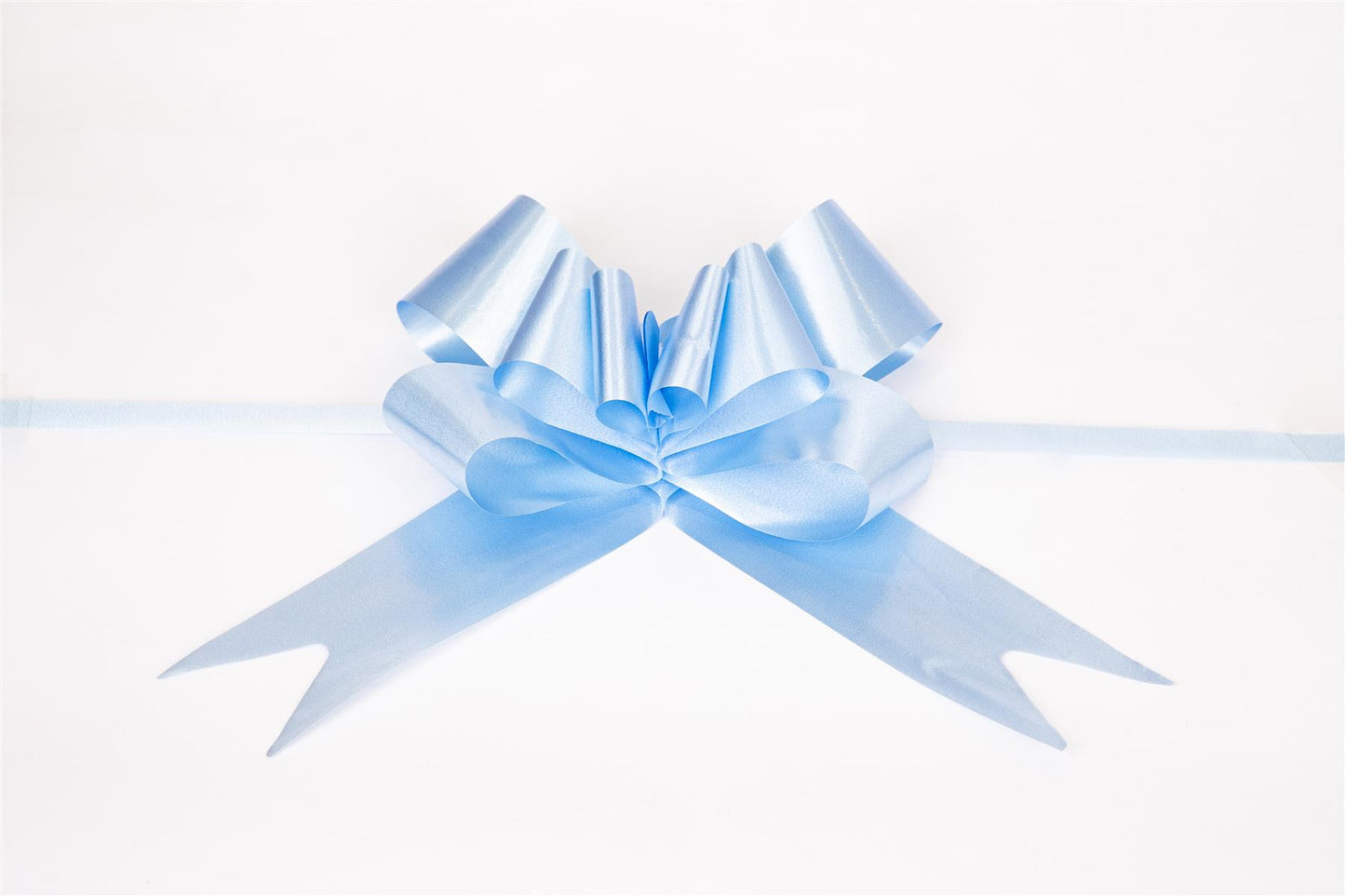 10Pcs 50mm Pale Blue Pull Bows