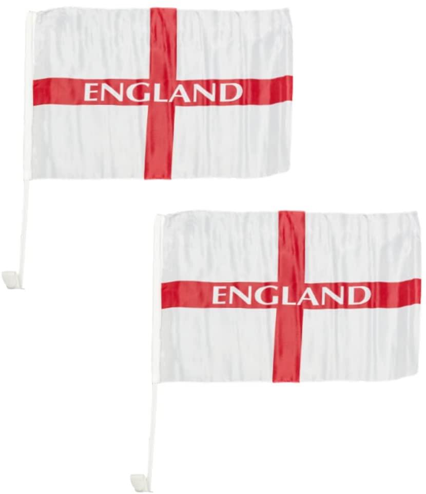 30cm x 46cm Set Of 8 England Car Window Home Decoration St George Flag
