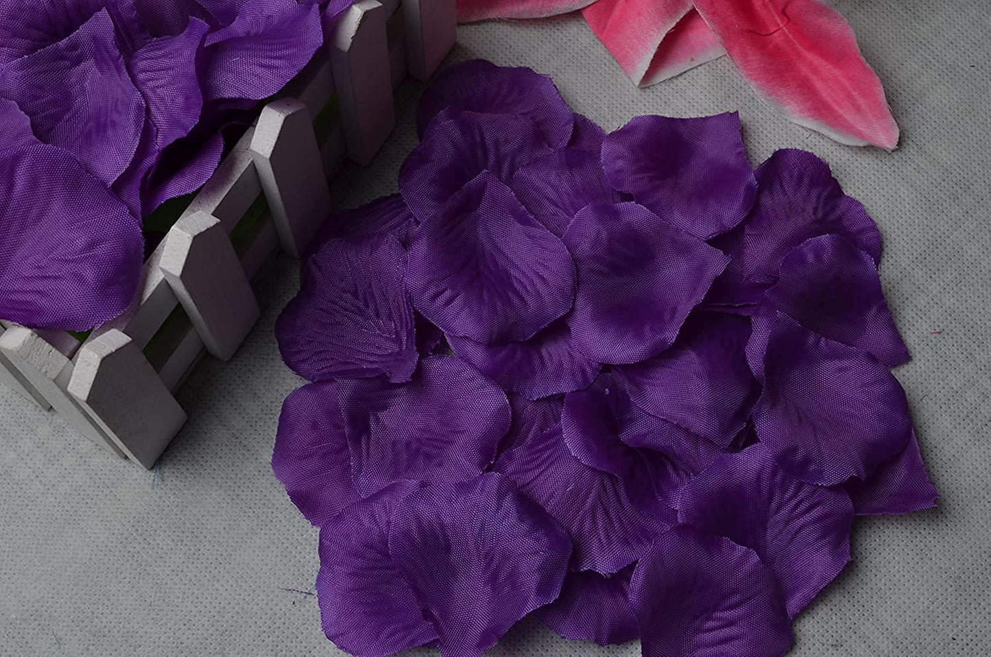 100 Dark Purple Rose Petals