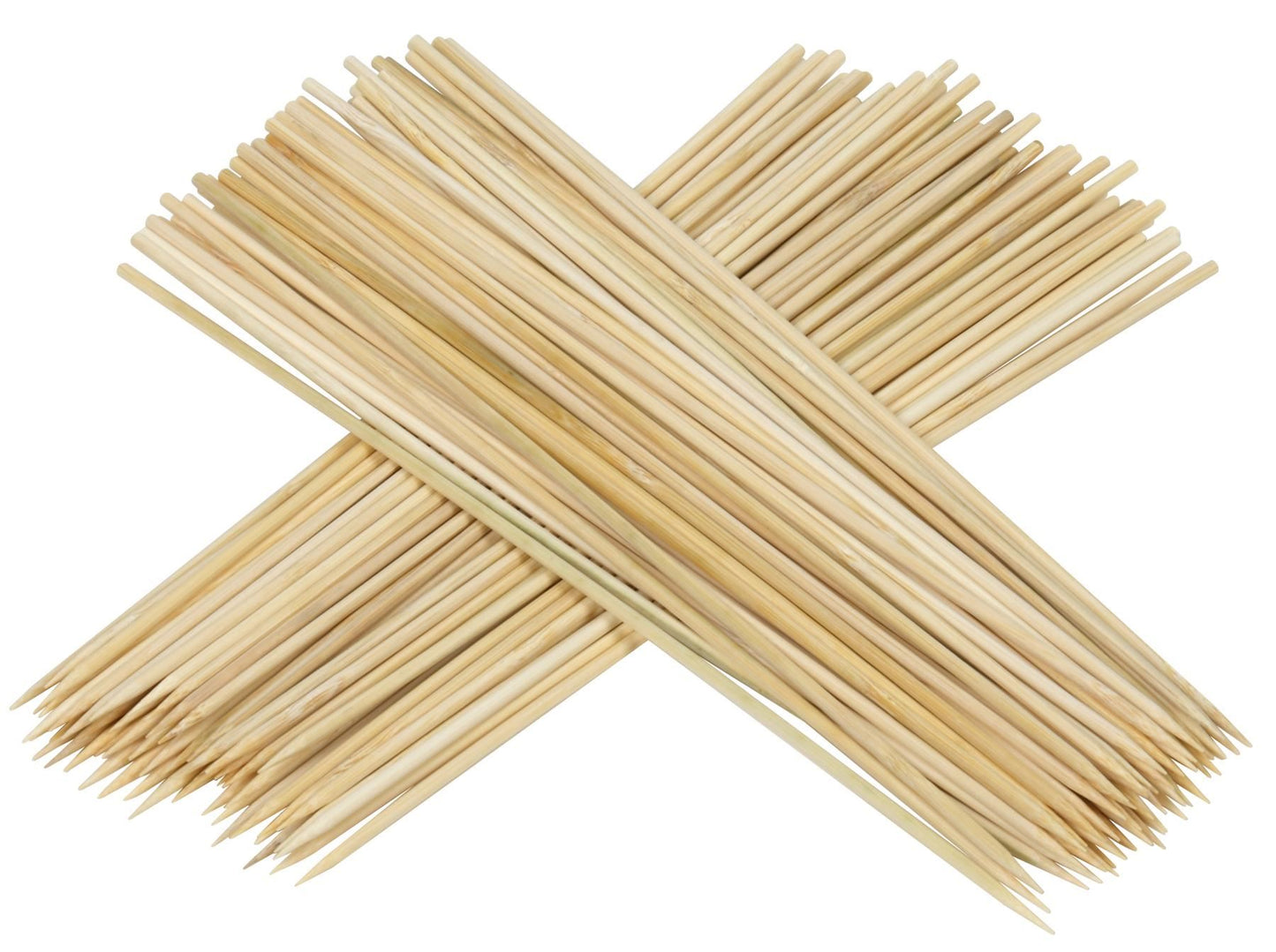 100 Bamboo Skewers 30CM - BBQ, Kebab, Fruit