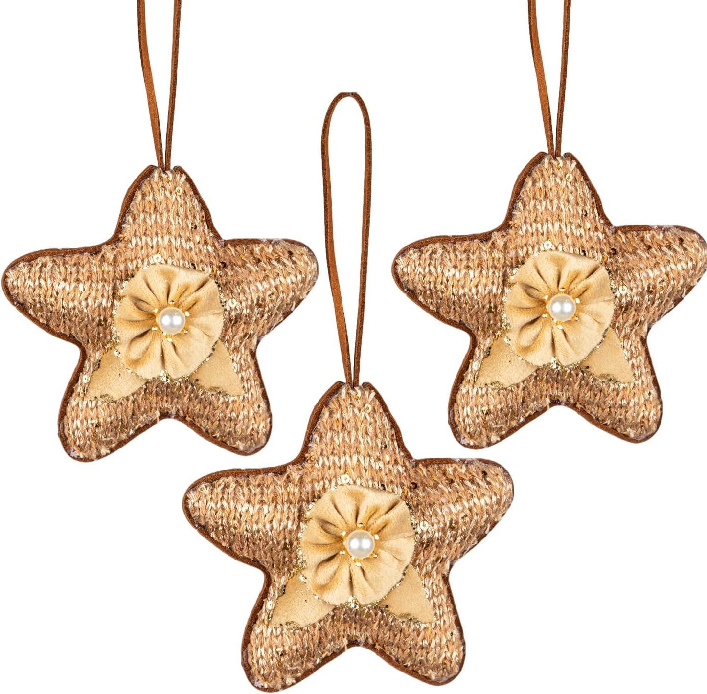 12cm Gold Star, 3pcs