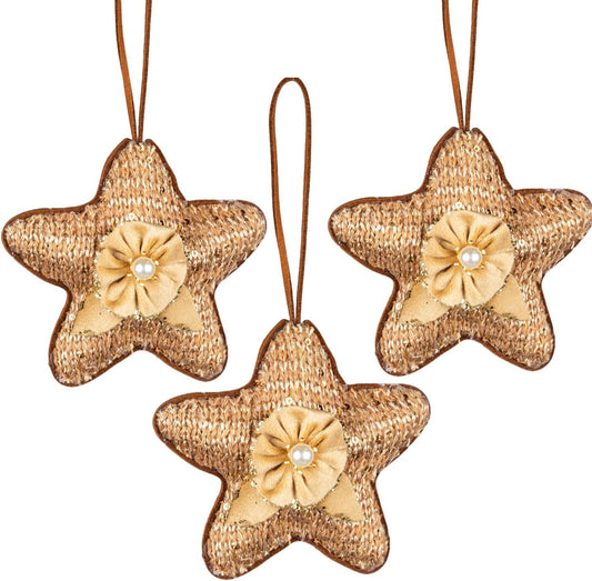 12cm Gold Star, 3pcs