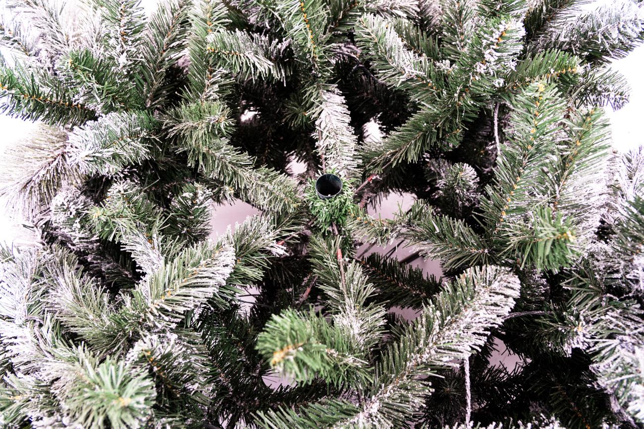 6ft White Snowy Tips Frosted Helsinki Fir Tree