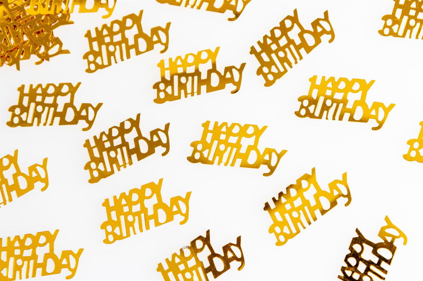 of 14g Gold Happy Birthday Confetti