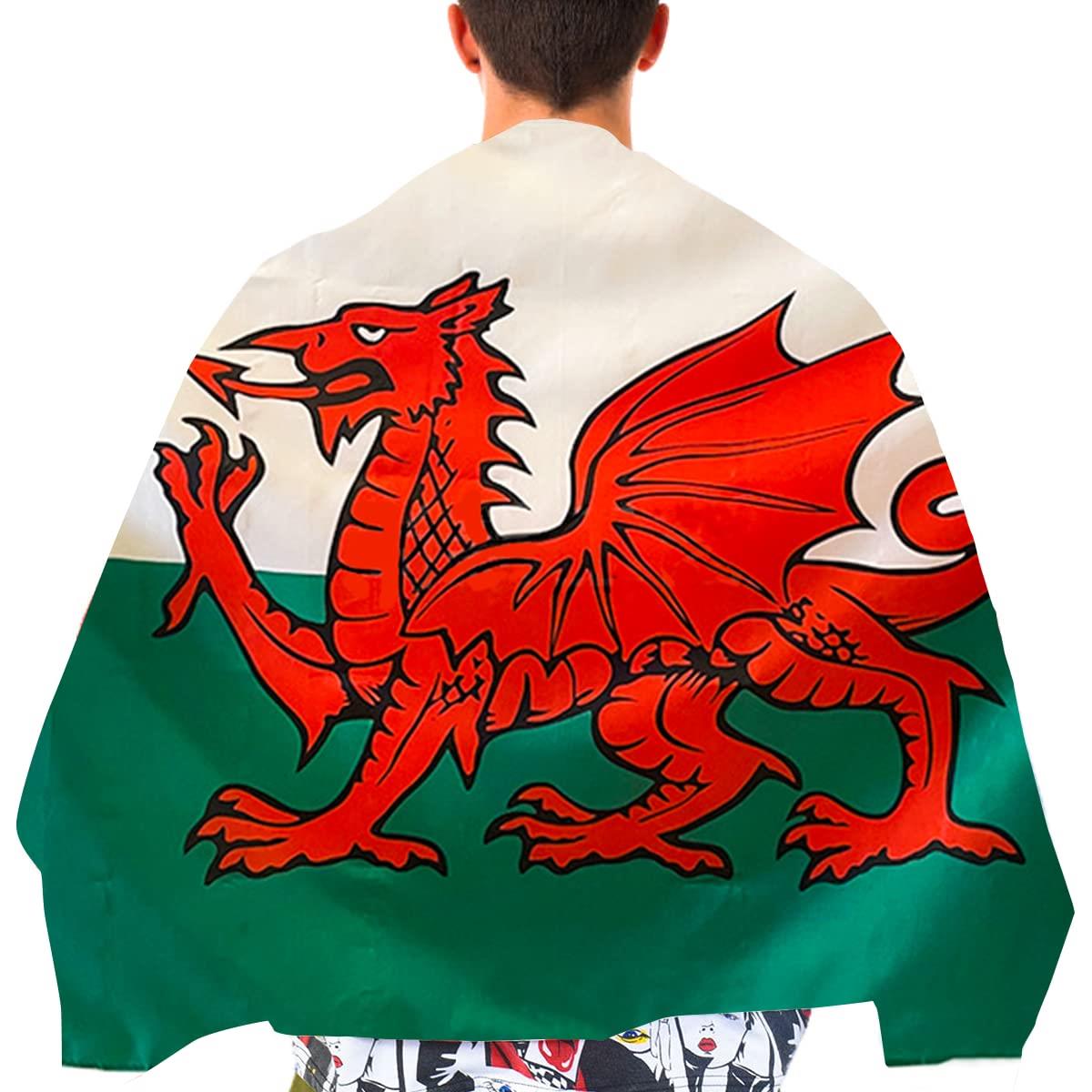 Wales Flag With Sleeve 5Ft X 3FT