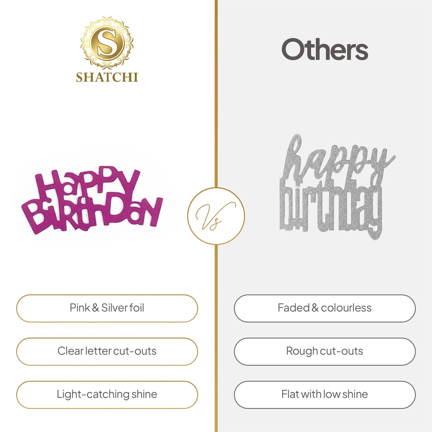 1 PKS Happy Birthday Confetti Pink & Silver 14g