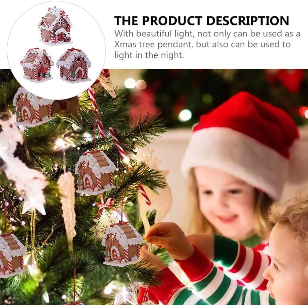 Ceramic Christmas Hanging Crafts, 3pcs