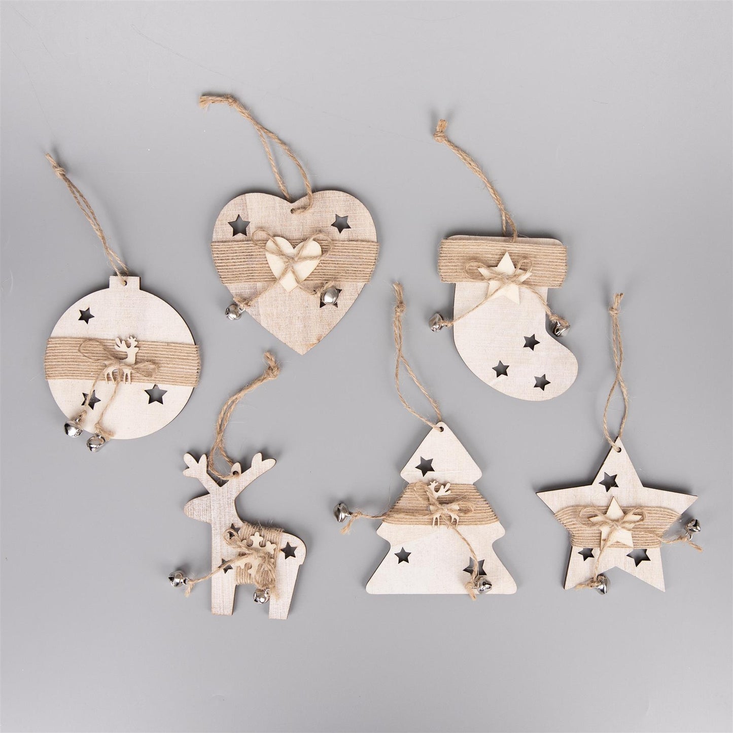 6 x Christmas Tree Decorations