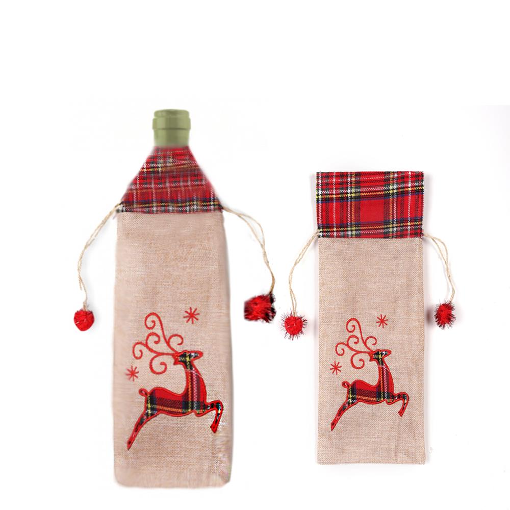 15x35cm Reindeer Wine Bottle Cover