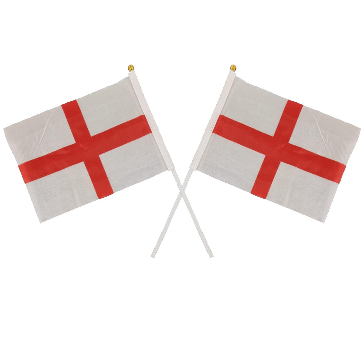 Pack of 25 St George England Hand Waving Flags