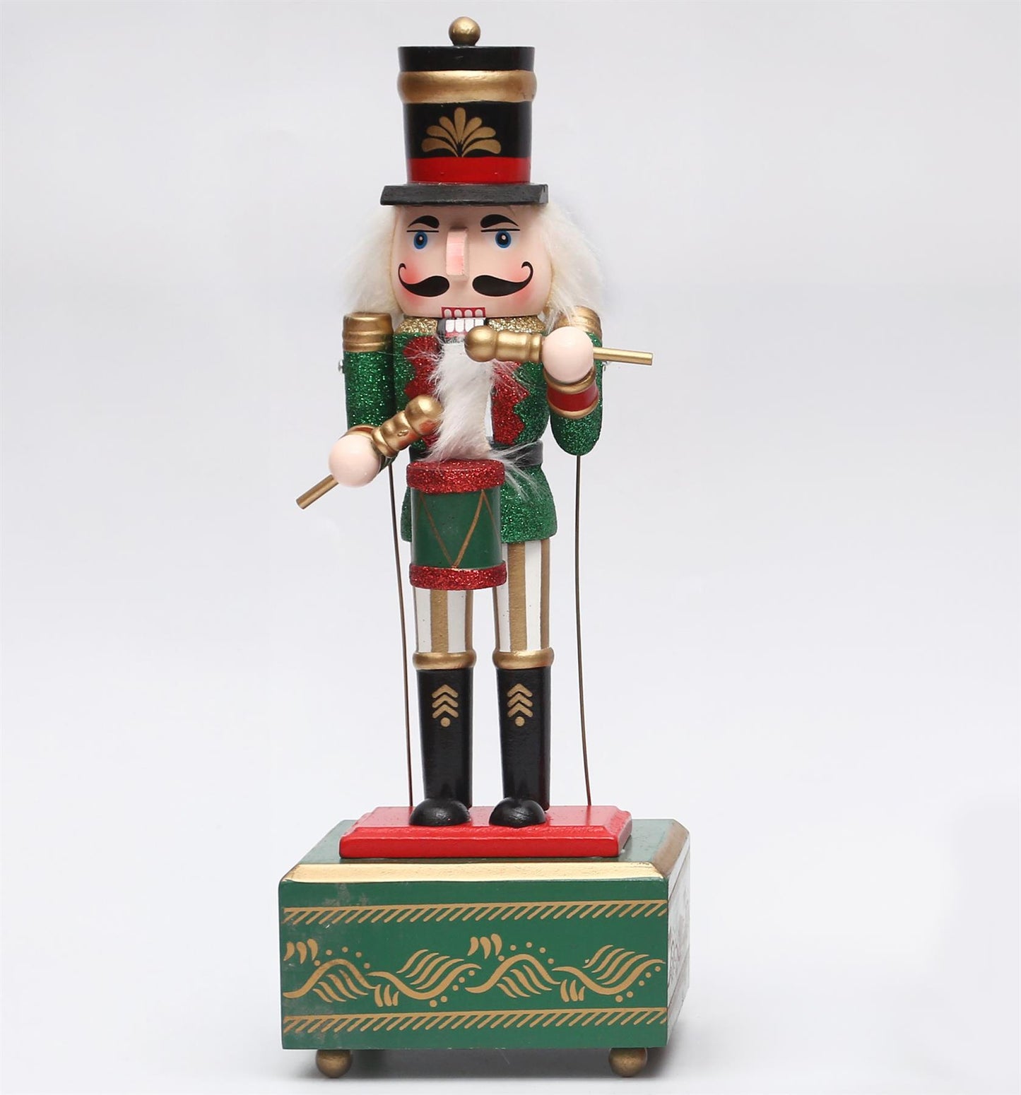 30cm Musical Nutcracker Drum Figure