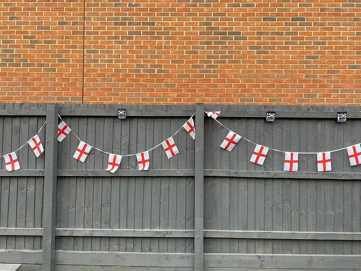 St George Bunting 14x21cm 10M 20Flags