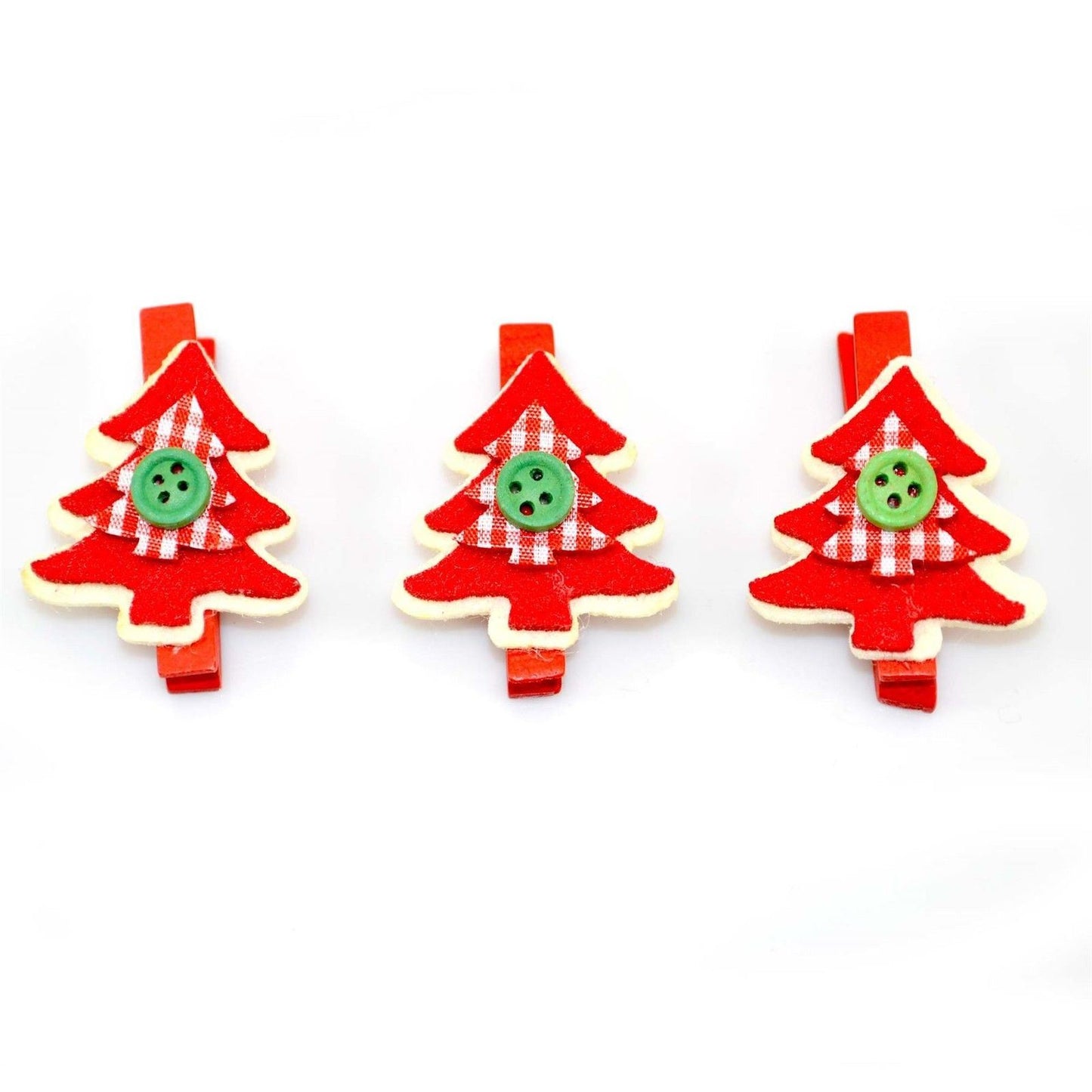 3 Christmas Mini Peg Clips