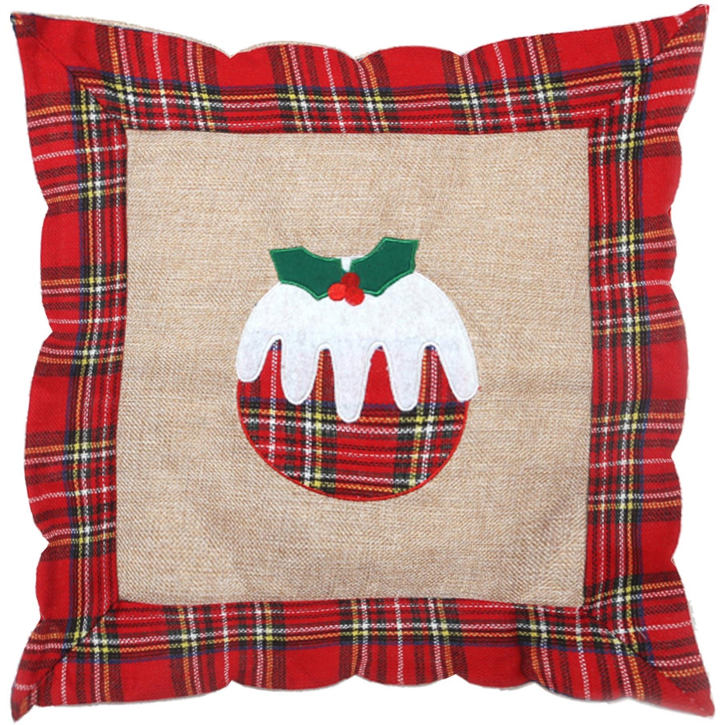 Christmas Pudding Pillow Cover (40x40cm)