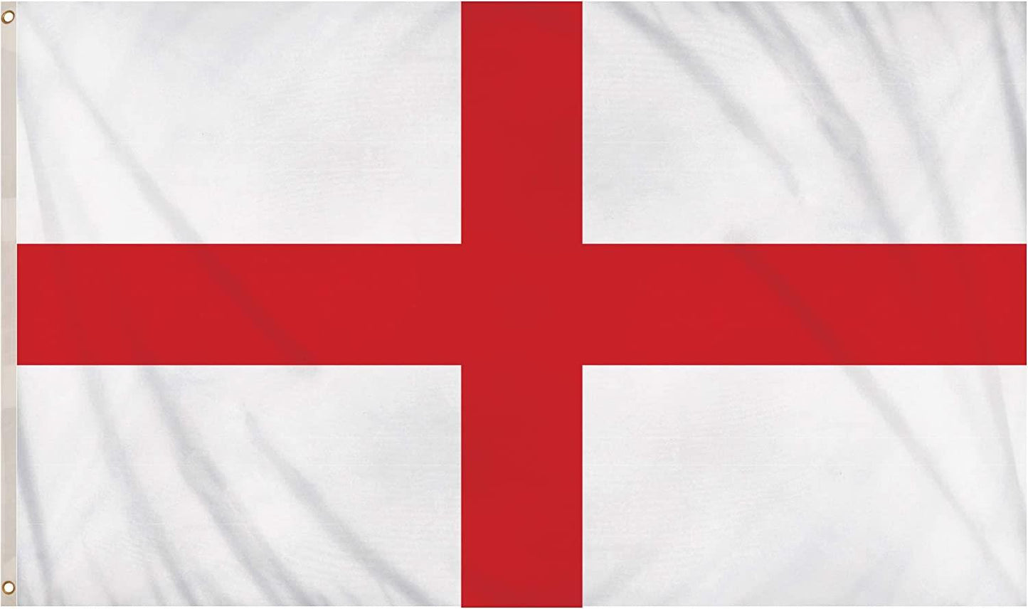 St. George Flag - 5x3ft with Eyelets