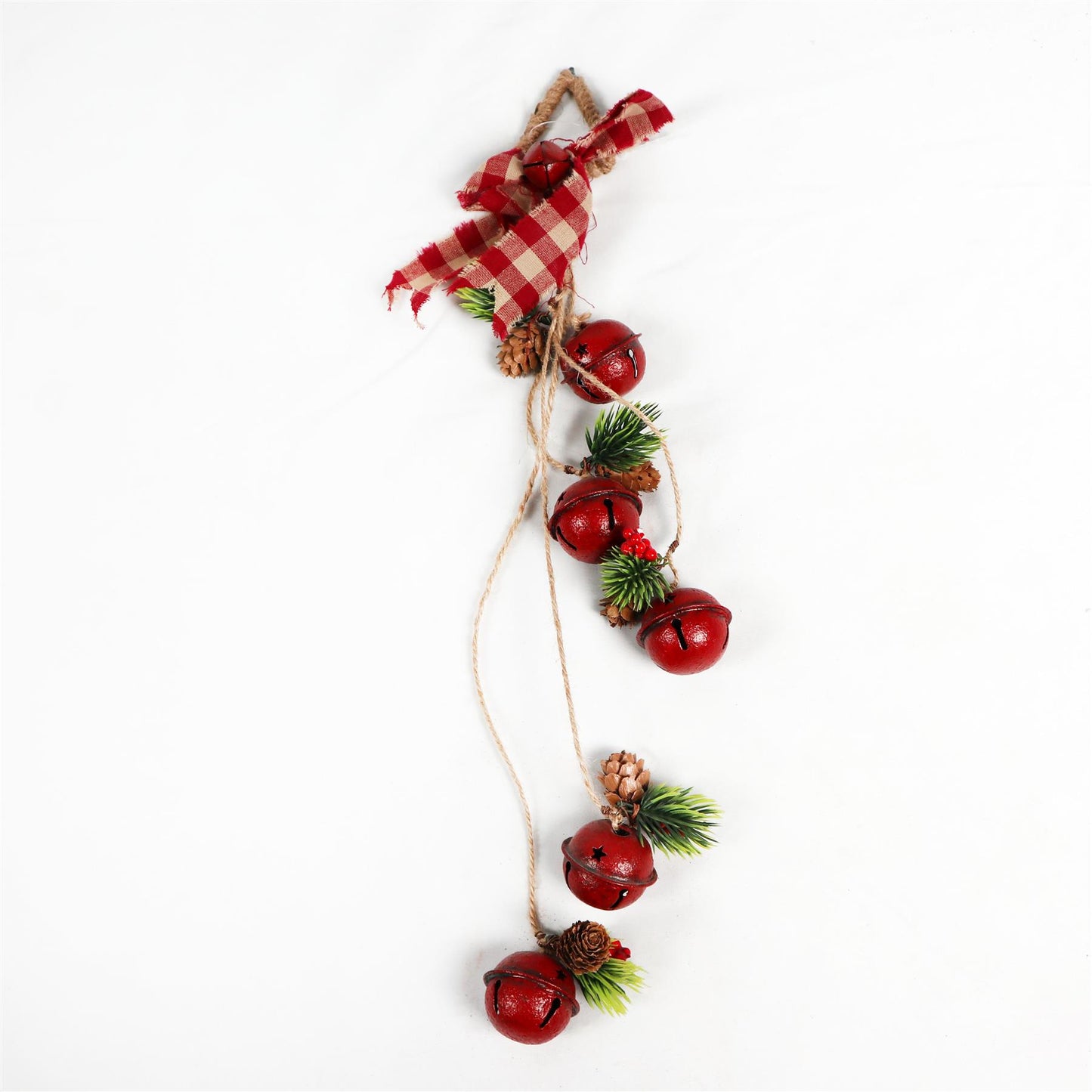 Hanging Decorations with Red Bells 46CM