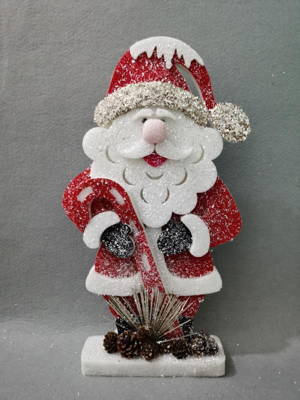 Foam Santa On Board Red - 52cm