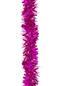 32pcs Hot Pink Tinsel Tree Decorations, 1.8m