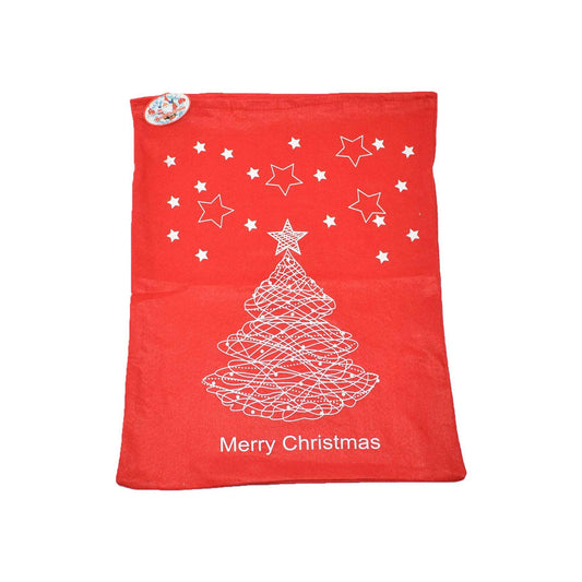 1 Merry Christmas Santa Sack - Red Felt, 60x45cm