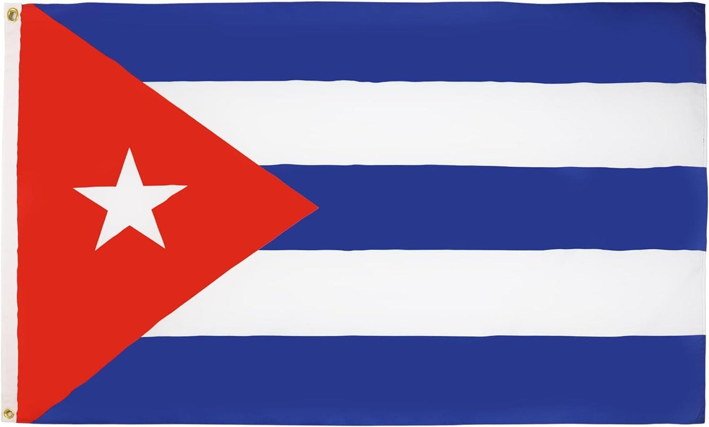 Cuba Flag 5x3ft With Eyelets