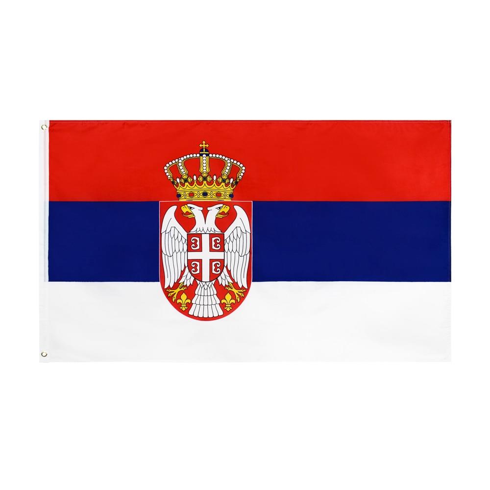 Serbia Flag (5x3ft)