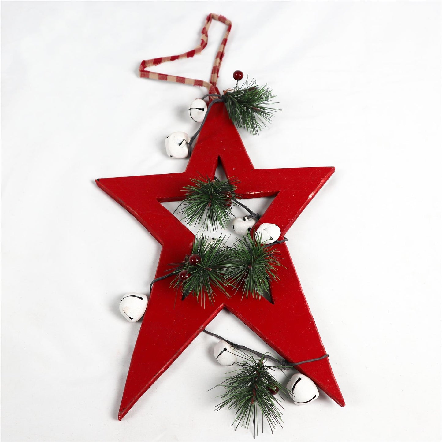 Red Star Hanging Decoration 30cm