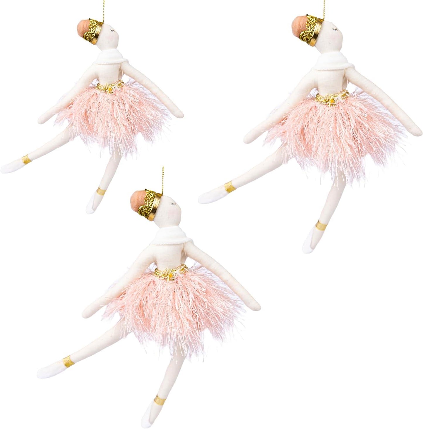 Ballerina Pink Decorations - 14x20cm, 3 Pieces