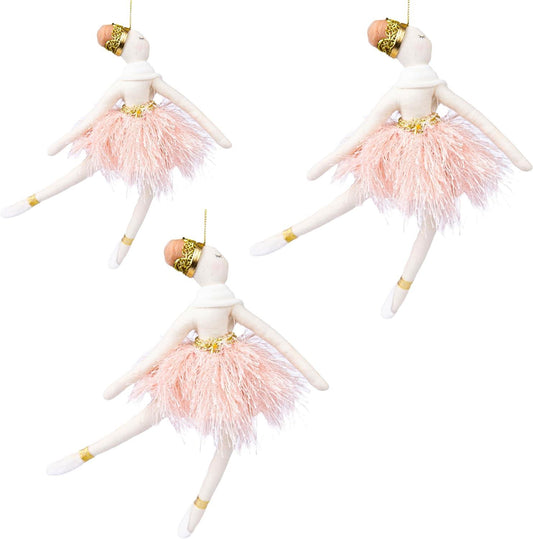 Ballerina Pink Decorations - 14x20cm, 3 Pieces