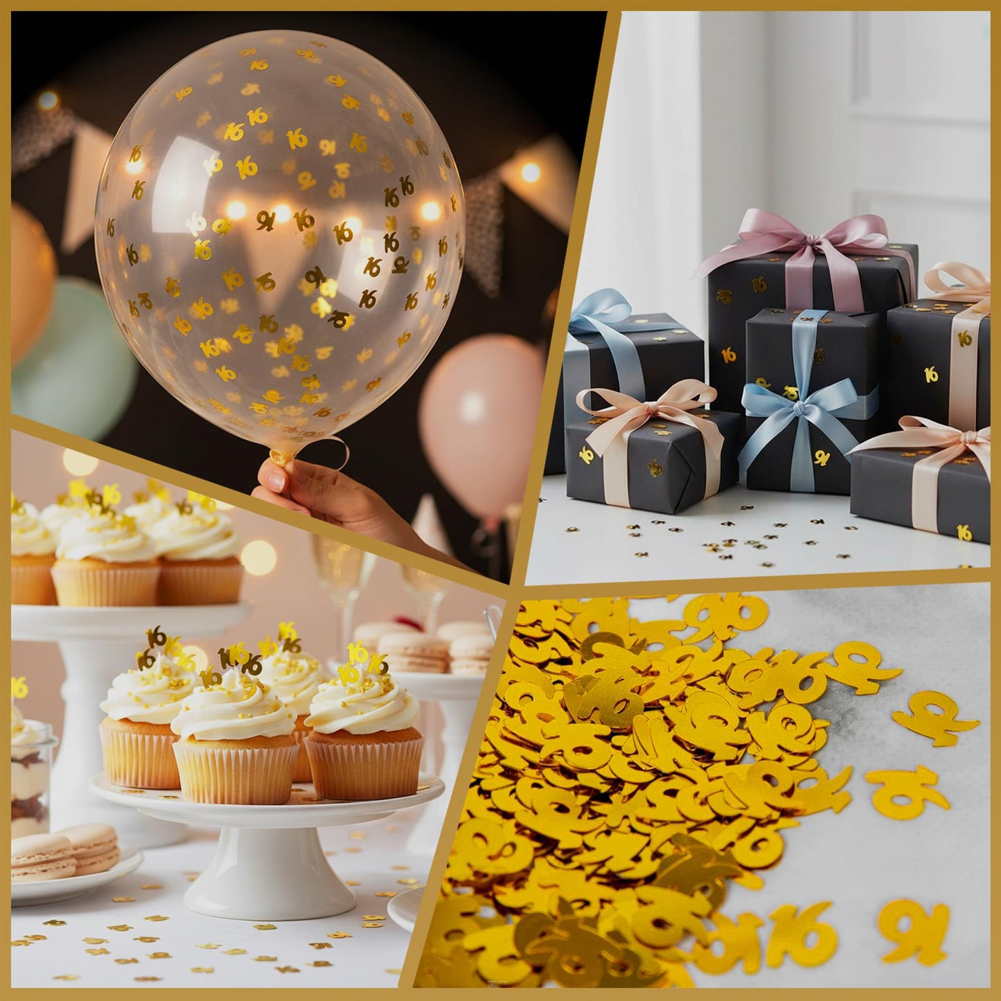 16th Confetti Gold 14g