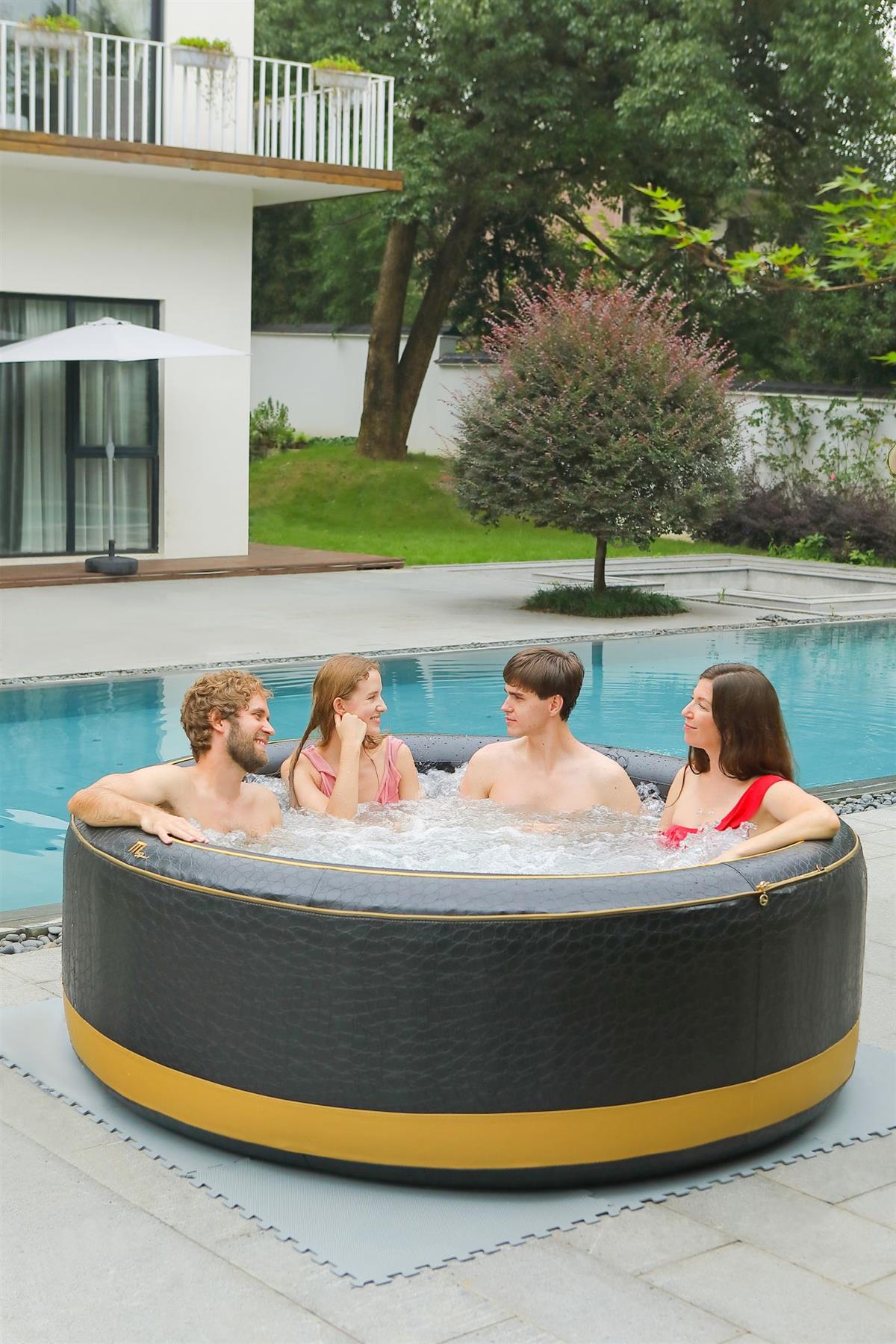 MSPA Luxury Exotic Premium 4 Bathers Hot Tub