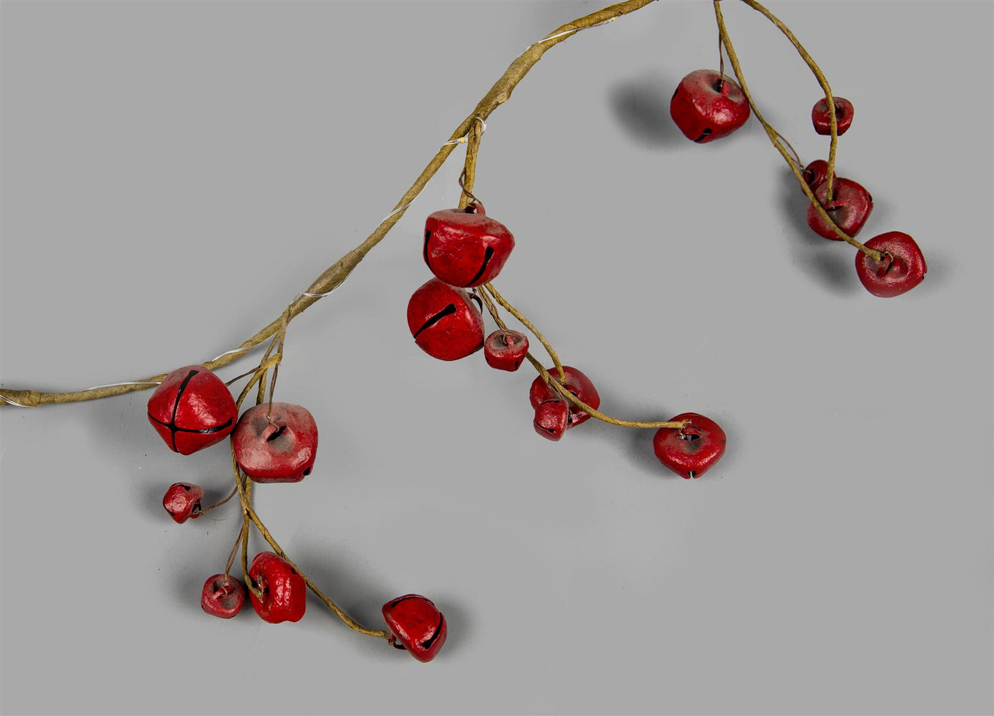 Red Bells Garland with 20 LEDs (150cm)