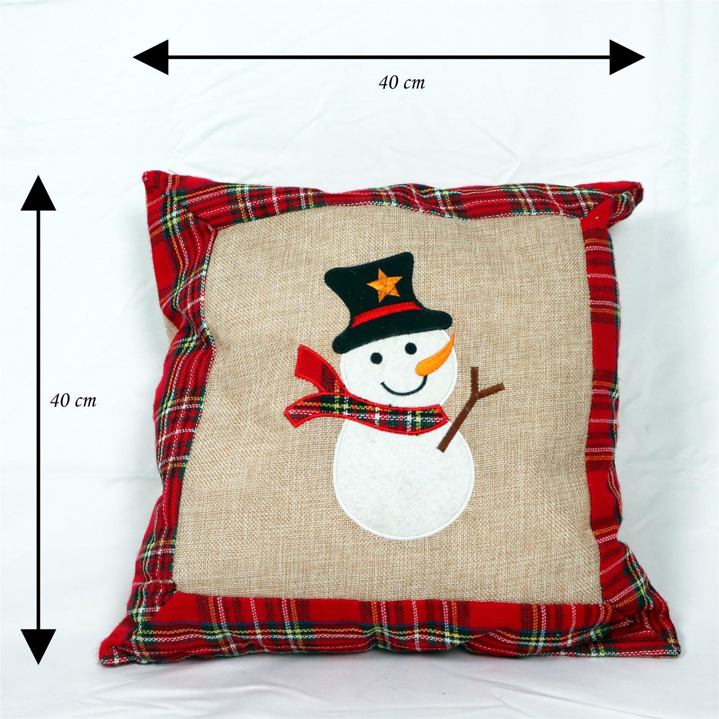 Snowman Pillow Cover (40x40cm)