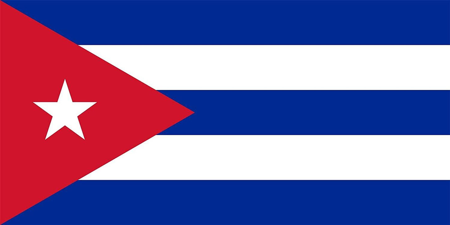 Cuba Flag 5x3ft With Eyelets