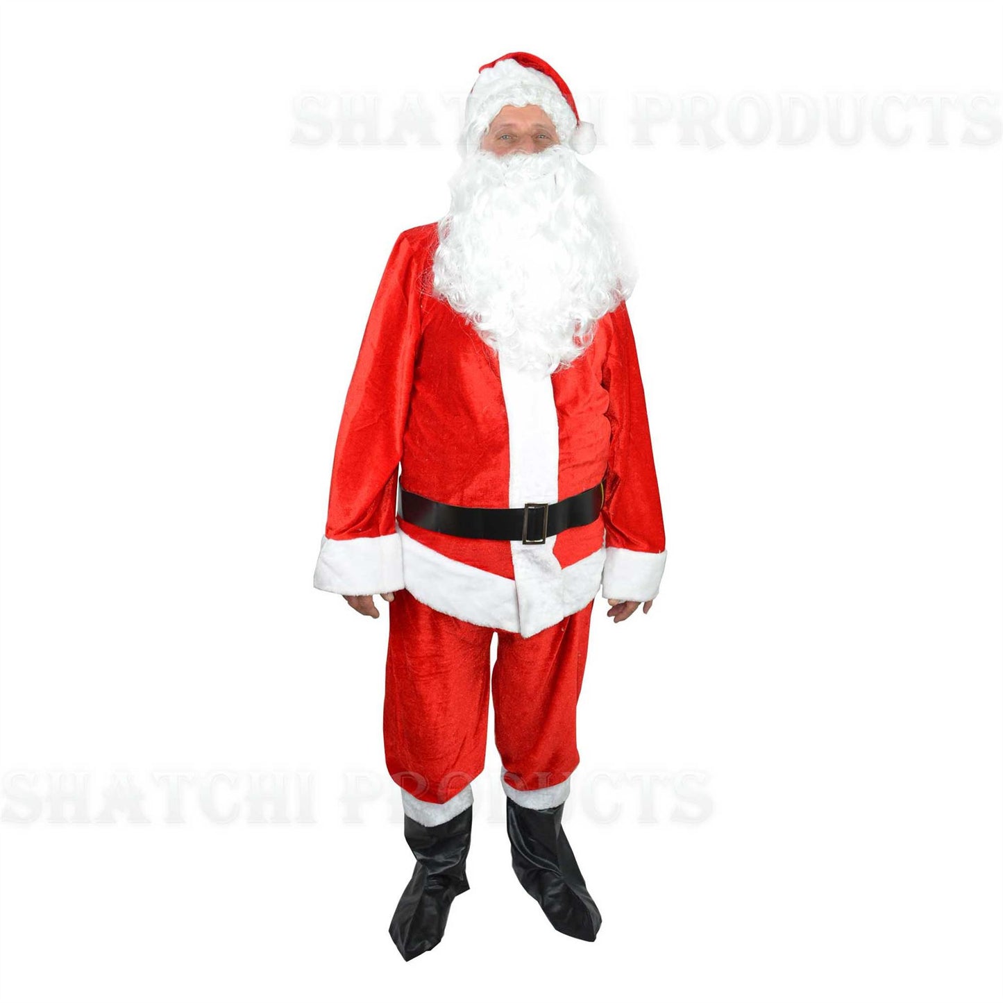 1 x XXL Santa Claus Suit Christmas Fancy Dress Costume